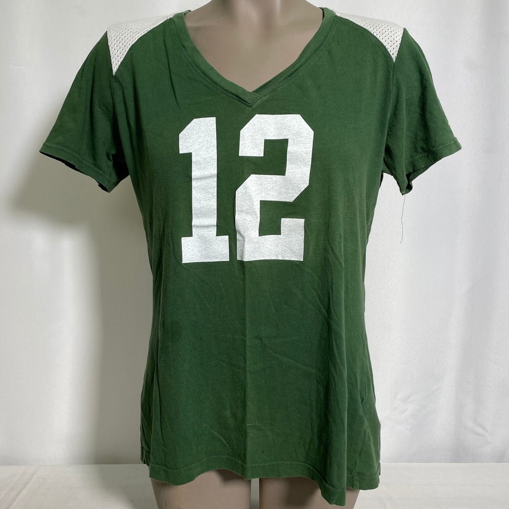 Aaron Rodgers #12 Green Bay Packers NFL Nike Jersey T-Shirt Women's XL - Picture 2 of 11